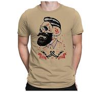 PAPAYANA - Deep-Cuts - T-Shirt Fun pour Hommes - T-Shirt Imprimé - Cotton - Regular Fit - L - Khaki