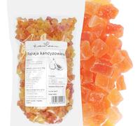 Papaye Confite en Dés 500 g - Pour muesli, yaourt, desserts et snacks | Texture fruitée et format pratique pour muesli, yaourt, porridge, pâtisserie, desserts, toppings et mélanges maison au.