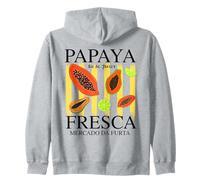 Papaye Fresca Tropical Fruit Summer Lime Cute Beach Coconut Sweat à Capuche