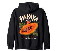 Papaye Tropical Sweetness Fruit Lover Botanical Island Sweat à Capuche