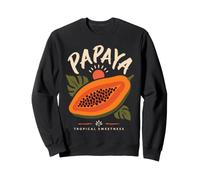 Papaye Tropical Sweetness Fruit Lover Botanical Island Sweatshirt