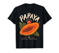 Papaye Tropical Sweetness Fruit Lover Botanical Island T-Shirt