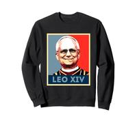 Pape Leo XIV Portrait Pop Art Sweatshirt