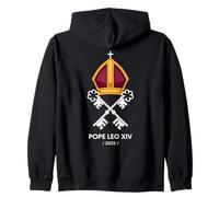 Pape Léon XIV 2025 Clés Papales Commémoration Sweat à Capuche
