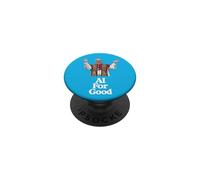 Pape Léon XIV « AI for Good » - MAGNIFICA HUMANITAS PopSockets PopGrip Adhésif