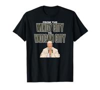 Pape Léon XIV De La Cité du Vent À La Cité du Vatican T-Shirt