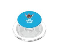 Pape Léon XIV « L'IA Appartient à Tous » - MAGNIFICA HUMANITAS PopSockets PopGrip pour MagSafe