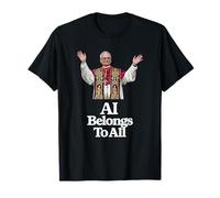 Pape Léon XIV « L'IA Appartient à Tous » - MAGNIFICA HUMANITAS T-Shirt