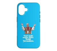 Pape Léon XIV « Ne construisez Pas Un Autre Babel. Construisez Jérusalem » Coque pour iPhone 16
