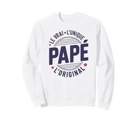 Papé Vrai Unique Original Humour Phrase Fête Grand-Père Papé Sweatshirt
