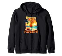 Papeete Vacation Rêver De Vacances Papeete Sweat à Capuche
