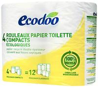 Papel higienico compacto 100% reciclado 4uds Ecodoo