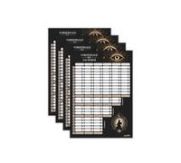 papello Lot de 4 bloc-notes magiciens A6