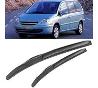 PAPEP Balais d'Essuie-Glace Avant pour Citroen C8 2002-2013 26"+26", Essuie-Glaces Silencieux Nettoyage sans Traces Caoutchouc Résistant Accessoires Auto