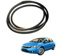 PAPEP Bande d'Étanchéité Auto pour Civic 8th Generation 2006-2011 - Joint d’Isolation en Caoutchouc pour Portière Protection Contre Le Bruit la Poussière, Full Set of Four Pieces