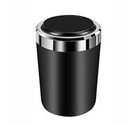 PAPEP Cendrier Voiture pour Renault Captur Capture Captur S Clio Clio 4 Clio 4 S Clio 5, Cendrier de Voiture détachable à Nettoyage Facile avec Lumière LED Anti Odeur sans Fumée,Black