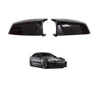 PAPEP Coque de Rétroviseur Extérieur pour BMW 5 Series F10 2011-2015, Capuchon de Remplacement Protection Latéral en ABS Choix Gauche,Glossy Black