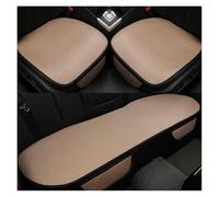 PAPEP Coussin de Siège Auto pour Ford Expedition King Ranch (2020-2025) - Lot 3 Pièces Respirant Antidérapant Frais pour l’Été Adapté aux Sièges Avant et Arrière,Beige