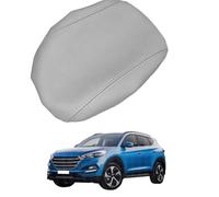 PAPEP Housse d’Accoudoir pour Hyundai Tucson 2015-2018, en Microfibre Lavable Protection Intérieure pour Console Centrale Résiste aux Tâches,Grey