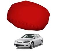 PAPEP Housse d’Accoudoir pour Mazda 6 2005-2008, en Microfibre Lavable Protection Intérieure pour Console Centrale Résiste aux Tâches,Red