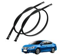 PAPEP Joint de Gouttière de Toit de Remplacement pour Nissan Sylphy 2012-2019 OE: 73852-3RA0A 73853-3RA0A, Profil Caoutchouc Noir Conforme aux Spécifications d'origine