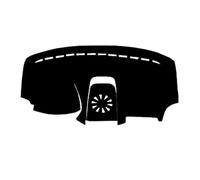 PAPEP Tapis de Tableau de Bord pour Ford EcoSport 2018 2019 2020 2021 2022 2023 - Protection Totale Anti-Glisse Anti-Chaleur pour Dashboard Dashboard Intérieur Auto,Left Hand Drive-Black