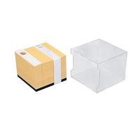 Paper Art Art Blocage-notes Église sculpture à la main Force à main Carving Craft Desk Decor Memo Pad avec boîte de rangement pour les vacances Gift Gift Office Decoration Home