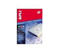 APLI Étiquettes adhésives 1272 – 70 x 35 mm – 100 volets – Blanc