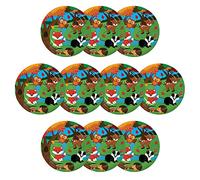 Baker Ross Paper Assiettes en Carton motif Animaux de la Forêt - Lot de 10, Decoration Anniversaire Enfant (FX158)