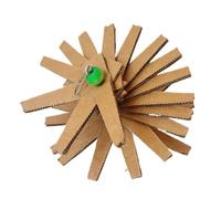 Paper Bird Toys - Rotating Cardboard Chew Activity with Hook