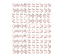 Paper Clips Fruits 100 Pièces, Trombone Bureautique, Acier Antirouille avec Protection Antidérapante - Design Original Décoratif, Résistant et Léger, pour Papeterie Burea