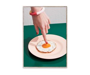 Paper Collective Fried Egg Impression d'art - 30 x 40 cm