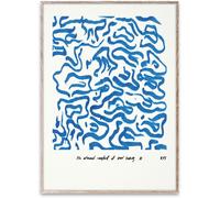 Paper Collective Impression d'art Comfort - 30 x 40 cm - bleu