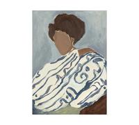 Paper Collective Poster Blue Curls 30x40 cm