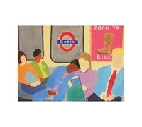 Paper Collective Poster Born to Ride 30x40 cm