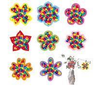 Paper Craft Set - Activity Supplies for Kids | Portable Drawing Ornaments with Hearts Flowers Rabbit Eggs, 100g Lightweight Paper for Boy, Girl, Home, Glass, Window and Birthday