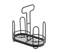 Paper Cup Holder, Rack Iron Art Dispenser,Multifunctional Coffee and Milk Tea Storage(Black)