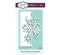 Paper Cuts Craft Dies Daffodil Edger Matrices de Découpes - Modèles de Découpes pour Motifs en Papier, Cartes & Scrapbooking - Compatible avec les Coupeuses - Matériel Art
