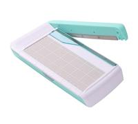 Paper Cutter, 7 Pouces Longueur Paper Trimmer Portable Strip Curved Bourse Desktop Machine de Coupe avec Panneau de Relâchement, pour Paper Photos Cards Scrapbooking Office Home