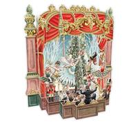 Paper D'art Carte de Noël 3D Motif ballet de Noël