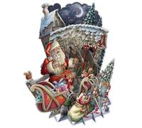 Paper D'art Carte de Noël 3D Pôle Nord