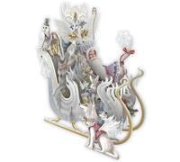 PAPER D'ART - NEIGE QUEEN TRAIGE - CARTE DE NOËL 3D POP UP - X3D035