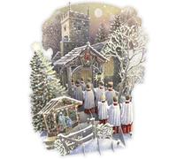 Paper D'art XTW034 Carte de Noël Top of the World Chœur