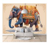 Paper Decoration For Living Room Office Bathroom Bohemian elephant animal red 100x70cm Custom Any Size Mural Self-adhesive Wallpaper 3D Wall Decor Modern Art Painting Photo