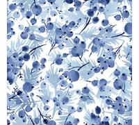 PAPER DESIGN-20 serviettes 3 plis Blue twigs - 33 x 33 cm