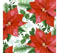 PAPER DESIGN-20 serviettes 3 plis Floral Christmas - 33 x 33 cm