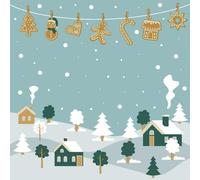 PAPER DESIGN-20 serviettes 3 plis Winter Hill - 33 x 33 cm
