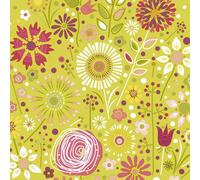 PAPER DESIGN-Lot de 20 serviettes 3 plis Flower Field coloris multicolore - 33 x 33 cm