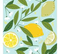 PAPER+DESIGN-Serviettes en papier 3 plis x 20 Lemon tree - 33 x 33 cm