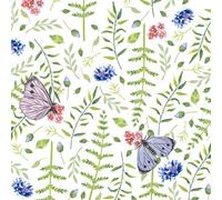 PAPER+DESIGN-Serviettes en papier 3 plis x 20 Nature butterflies - 33 x 33 cm